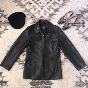 Coach Black Leather Jacket